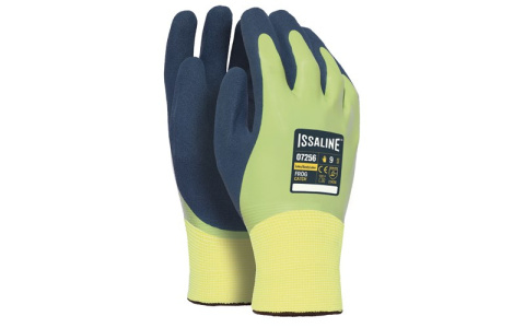 RĘKAWICE ROBOCZE PODWÓJNIE POWLEKANE LATEKSEM FROG CATCH 07256 INDUSTRIAL STARTER