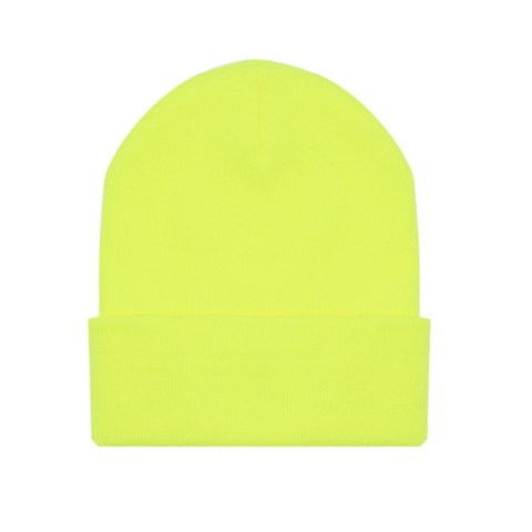 CZAPKA ZIMOWA AKRYLOWA DZIANA YELLOW NEON