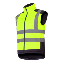 kamizelka robocza ocieplana ostrzegawcza dwustronna L41313 Lahti Pro