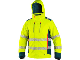 kurtka robocza softshell męska ostrzegawcza ocieplana Bedford Winter CXS Canis