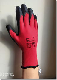 rękawice robocze ocieplane powlekane spienionym nitrylem 446F BOA Consorte