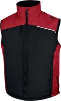 kamizelka robocza ocieplana FIDJI3 Delta Plus czarno-czerwona