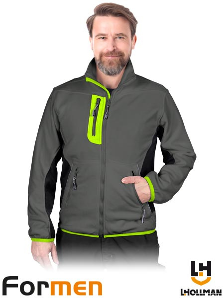 SZARO-ŻÓŁTY POLAR ROBOCZY FORMEN DWUKOLOROWY REKLAMOWY SZARO-ŻÓŁTY POLAR ROBOCZY FORMEN DWUKOLOROWY REKLAMOWY