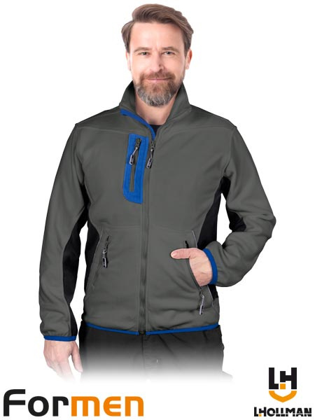 SZARO-NIEBIESKI POLAR ROBOCZY FORMEN DWUKOLOROWY REKLAMOWY SZARO-NIEBIESKI POLAR ROBOCZY FORMEN DWUKOLOROWY REKLAMOWY