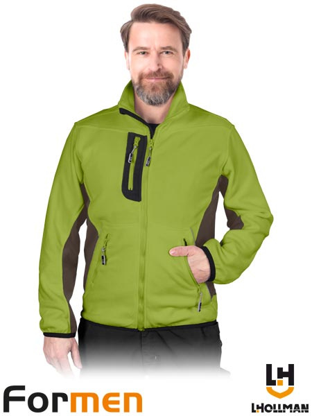 LIMONKOWO-BRĄZOWY POLAR ROBOCZY FORMEN DWUKOLOROWY REKLAMOWY LIMONKOWO-BRĄZOWY POLAR ROBOCZY FORMEN DWUKOLOROWY REKLAMOWY