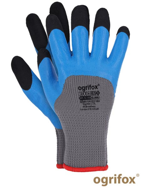 rękawice robocze ocieplane powlekane lateksem OX-BLUWIN Ogrifox rękawice robocze ocieplane powlekane lateksem OX-BLUWIN Ogrifox