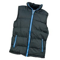 bezrękawnik roboczy ocieplany polarem BZR-308 Urgent czarno-niebieski