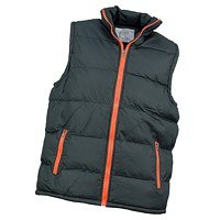 bezrękawnik roboczy ocieplant BZR-308 Urgent czarno-pomarańczowy