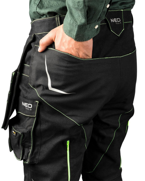 Neo Tools 81-234 Premium Pro spodnie robocze do pasa 100% bawełna