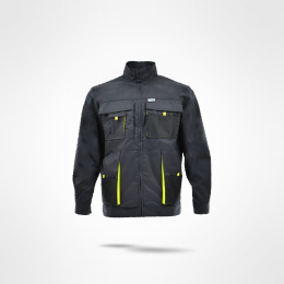 Sara Workwear King bluza robocza grafitowo-żółta