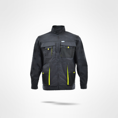 Sara Workwear King bluza robocza grafitowo-żółta Sara Workwear King bluza robocza grafitowo-żółta