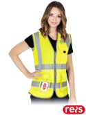 kamizelka robocza odblaskowa damska KOS-LADY Reis żółta kamizelka robocza odblaskowa damska KOS-LADY Reis żółta