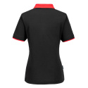 Portwest PW219 PW2 damska koszulka robocza polo czarno-czerwona Portwest PW219 PW2 damska koszulka robocza polo czarno-czerwona
