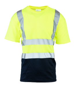 koszulka robocza z pasami odblaskowymi Brixton Flash Polstar żółta