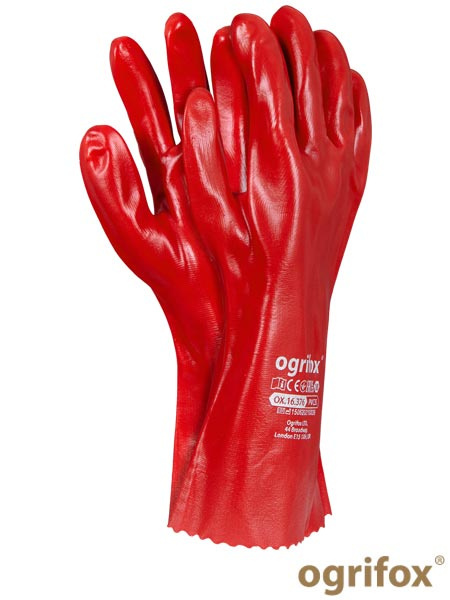 rękawice robocze powlekane PCV OX-PVC 35cm Ogrifox rękawice robocze powlekane PCV OX-PVC 35cm Ogrifox