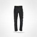 spodnie robocze do pasa Actiflex Sara Workwear czarno-pomarańczowe spodnie robocze do pasa Actiflex Sara Workwear czarno-pomarańczowe
