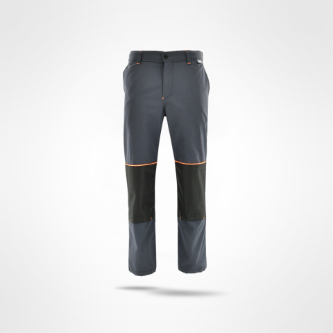 Sara Workwear Posejdon spodnie robocze do pasa grafitowo-pomarańczowe Sara Workwear Posejdon spodnie robocze do pasa grafitowo-pomarańczowe