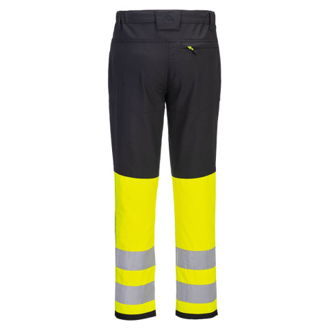 Portwest CD888 spodnie robocze do pasa serwisowe WX2 Eco Hi-Vis klasy 1 czarno-żółte Portwest CD888 spodnie robocze do pasa serwisowe WX2 Eco Hi-Vis klasy 1 czarno-żółte