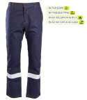 spodnie robocze do pasa trudnopalne z pasami odblaskowymi Profflam Antistatic kat.II Polstar spodnie robocze do pasa trudnopalne z pasami odblaskowymi Profflam Antistatic kat.II Polstar