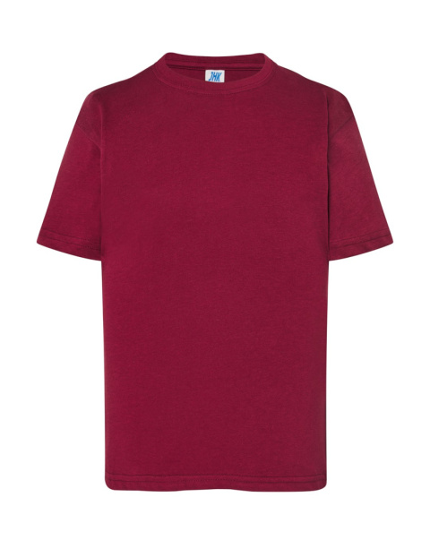 t-shirt dziecięcy TSRK 150 Regular Kid JHK burgundowy