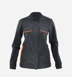 Damska bluza robocza Hera Sara Workwear grafitowo-pomarańczowa Damska bluza robocza Hera Sara Workwear grafitowo-pomarańczowa