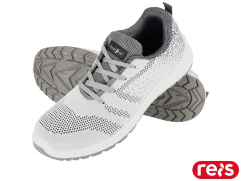 buty robocze BRDROP S1 SR FO Reis biało-szare buty robocze BRDROP S1 SR FO Reis biało-szare