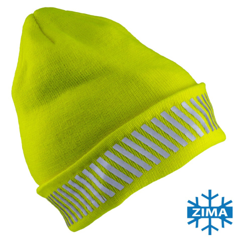 czapka robocza ocieplana 7021 Urgent żółta czapka robocza ocieplana 7021 Urgent żółta