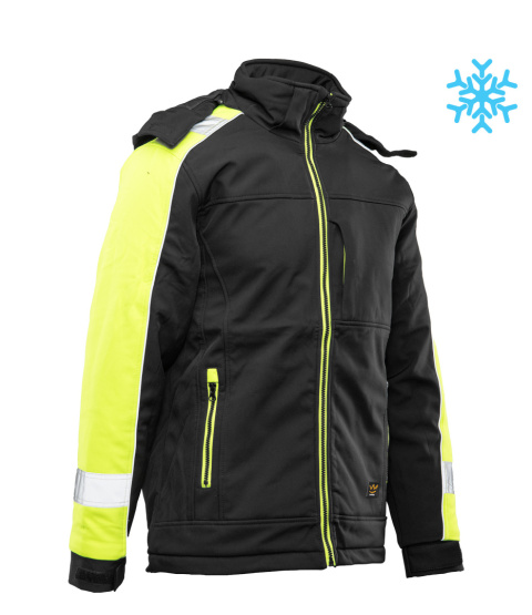 Polstar Seven Kings Rival kurtka robocza ocieplana softshell czarno-żółta Polstar Seven Kings Rival kurtka robocza ocieplana softshell czarno-żółta