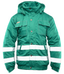 kurtka robocza ocieplana z pasami odblaskowymi Brixton Snow Polstar zielona kurtka robocza ocieplana z pasami odblaskowymi Brixton Snow Polstar zielona