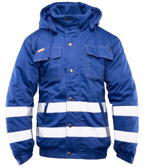 kurtka robocza ocieplana z pasami odblaskowymi Brixton Snow Polstar niebieska kurtka robocza ocieplana z pasami odblaskowymi Brixton Snow Polstar niebieska