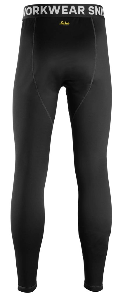 Termiczne legginsy robocze antybakteryjne Snickers Workwear 9486 Fusion czarne Termiczne legginsy robocze antybakteryjne Snickers Workwear 9486 Fusion czarne