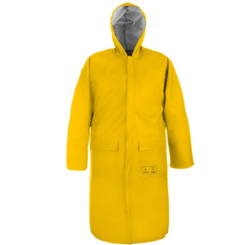 Żółty płaszcz przeciwdeszczowy antystatyczny bhp 106/A Pros Żółty płaszcz przeciwdeszczowy antystatyczny bhp 106/A Pros