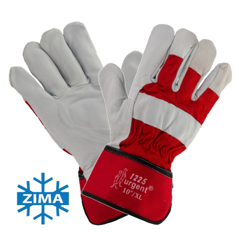 rękawice robocze ocieplane wzmacniane skórą kozią 1225 Urgent rękawice robocze ocieplane wzmacniane skórą kozią 1225 Urgent