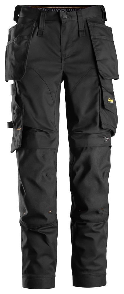 Snickers Workwear AllroundWork 6247 spodnie robocze do pasa damskie z kieszeniami czarne Snickers Workwear AllroundWork 6247 spodnie robocze do pasa damskie z kieszeniami czarne