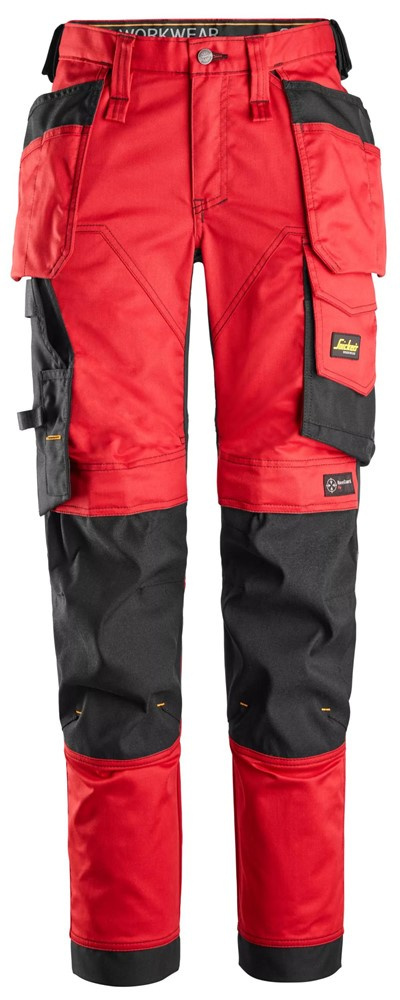 Spodnie robocze do pasa 6247 AllroundWork Snickers Workwear czerwone Spodnie robocze do pasa 6247 AllroundWork Snickers Workwear czerwone