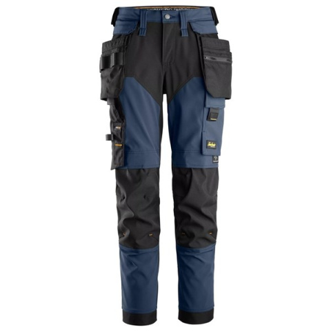 Spodnie bhp do pasa damskie stretch AllroundWork 6775 Snickers Workwear niebiesko-czarne Spodnie bhp do pasa damskie stretch AllroundWork 6775 Snickers Workwear niebiesko-czarne