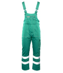 spodnie robocze ogrodniczki ocieplane z pasami odblaskowymi Brixton Snow Polstar zielone spodnie robocze ogrodniczki ocieplane z pasami odblaskowymi Brixton Snow Polstar zielone