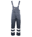spodnie robocze ogrodniczki ocieplane z pasami odblaskowymi Brixton Snow Polstar stalowe spodnie robocze ogrodniczki ocieplane z pasami odblaskowymi Brixton Snow Polstar stalowe