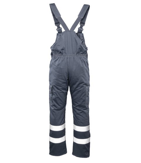 Polstar ogrodniczki bhp zimowe z pasami odblaskowymi Brixton Snow stalowe Polstar ogrodniczki bhp zimowe z pasami odblaskowymi Brixton Snow stalowe