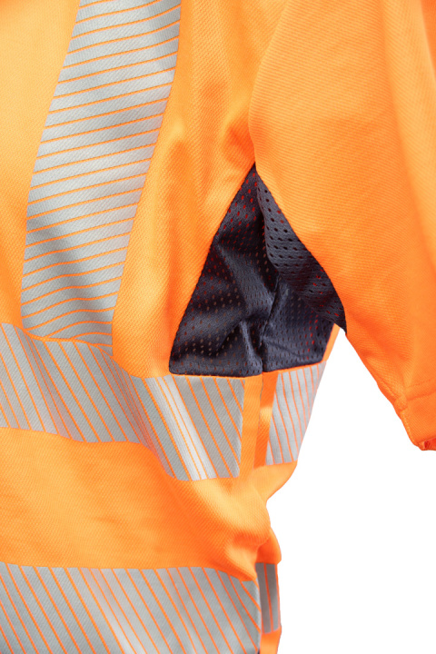 t-shirt bhp odblaskowy Polstar Brixton Flash Transfer BF-017 pomarańczowy t-shirt bhp odblaskowy Polstar Brixton Flash Transfer BF-017 pomarańczowy