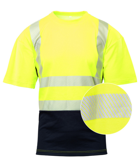 t-shirt roboczy odblaskowy siatka Transfer BF-017 Brixton Flash Polstar żółty t-shirt roboczy odblaskowy siatka Transfer BF-017 Brixton Flash Polstar żółty