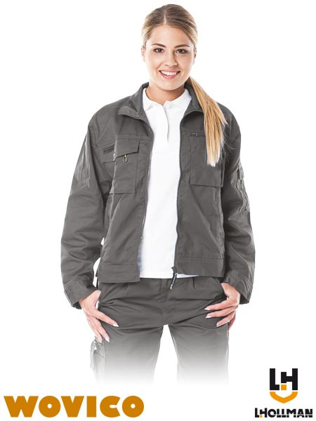WYPRZEDAŻ KURTKA ROBOCZA DAMSKA LH-WOMWILER LEBER&HOLLMAN SZARA ROZM. L WYPRZEDAŻ KURTKA ROBOCZA DAMSKA LH-WOMWILER LEBER&HOLLMAN SZARA ROZM. L
