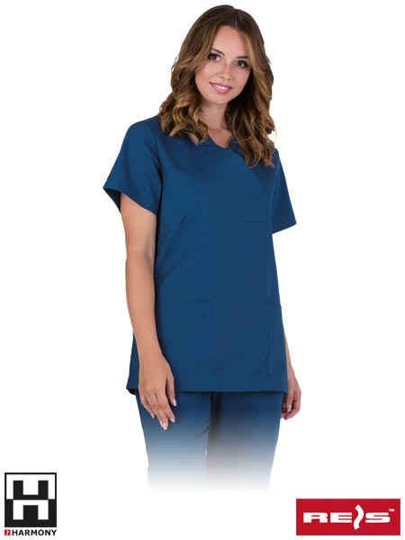 Reis TRISTI-J bluza medyczna damska z krótkim rękawem Reis TRISTI-J bluza medyczna damska z krótkim rękawem