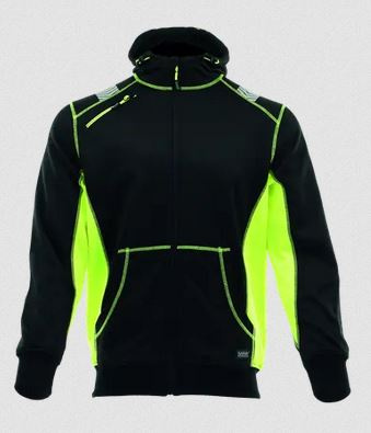 bluza robocza rozpinana czarno-żółta Comfort Neo Sara Workwear bluza robocza rozpinana czarno-żółta Comfort Neo Sara Workwear