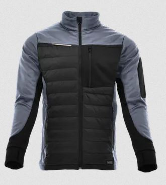 bluza robocza ocieplana Sara Workwear Comfort Plus szaro-czarna bluza robocza ocieplana Sara Workwear Comfort Plus szaro-czarna