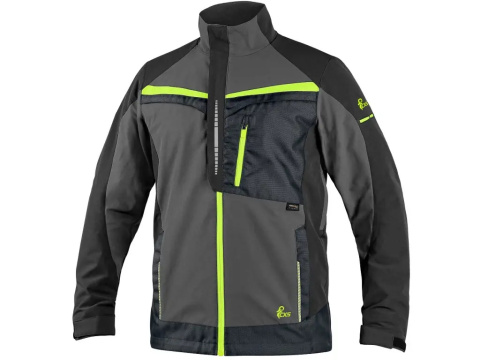 CXS Canis Naos bluza robocza męska szaro-czarna stretch CXS Canis Naos bluza robocza męska szaro-czarna stretch