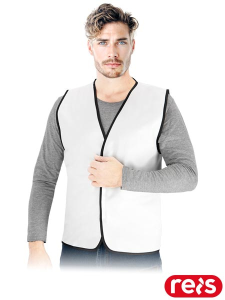 kamizelka robocza funkcjonalna męska KOS-TONE Reis biała kamizelka robocza funkcjonalna męska KOS-TONE Reis biała