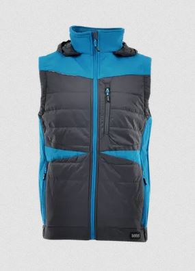 kamizelka robocza hybrydowa Comfort Plus Sara Workwear czarny-petrol kamizelka robocza hybrydowa Comfort Plus Sara Workwear czarny-petrol