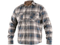 koszula robocza flanelowa męska Tim CXS Canis petrol-beżowy koszula robocza flanelowa męska Tim CXS Canis petrol-beżowy