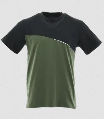 koszulka robocza Comfort Plus Sara Workwear oliwkowo-czarna koszulka robocza Comfort Plus Sara Workwear oliwkowo-czarna